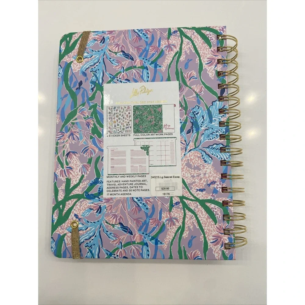 LILLY PULITZER Brand New 2024-2025 PLANNER JOURNAL Diary Calendar Notes‎ Book